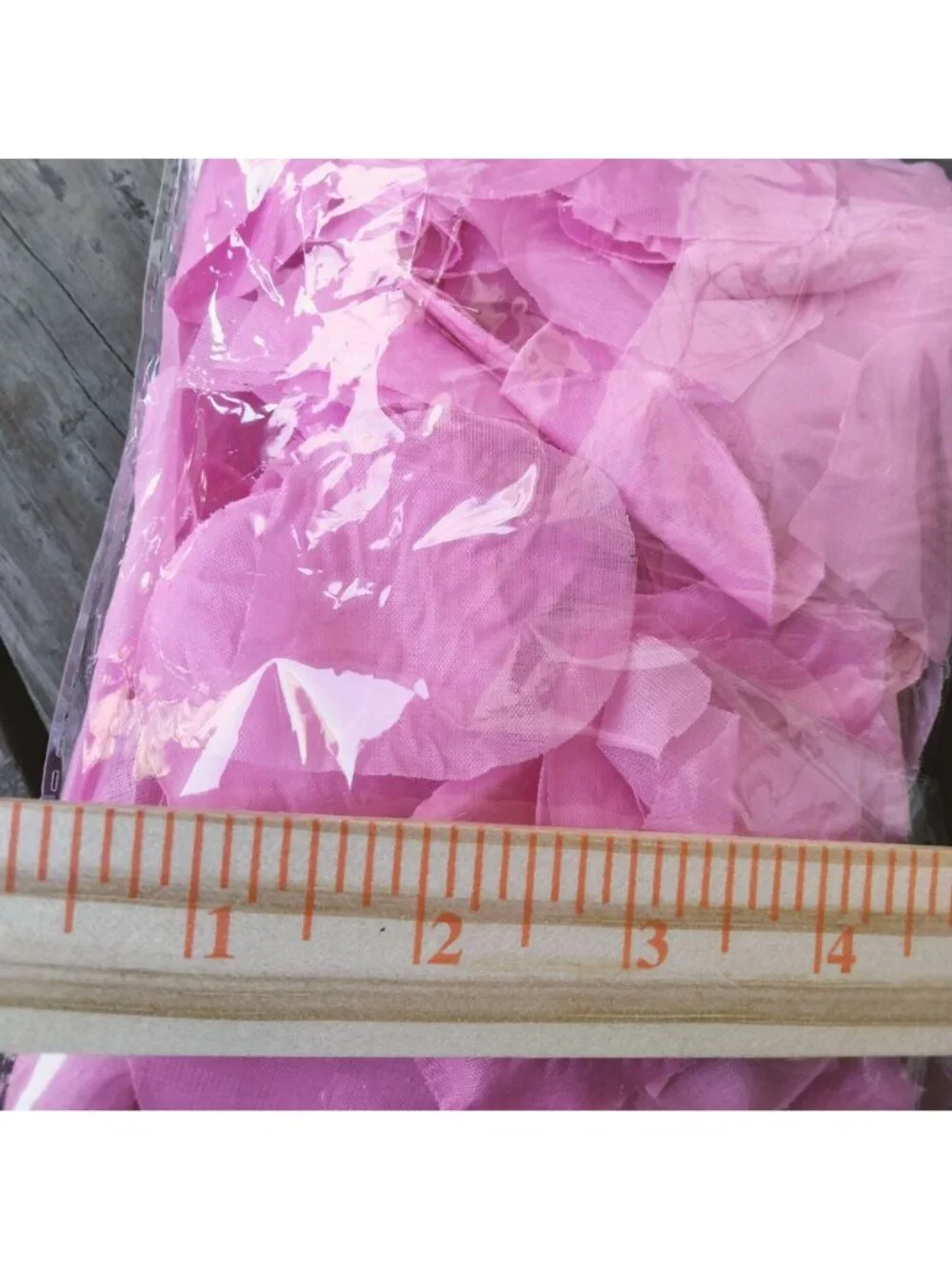 300 Pink Fabric Rose Petals Crafts Weddings Romance Confetti Scatter Decorations